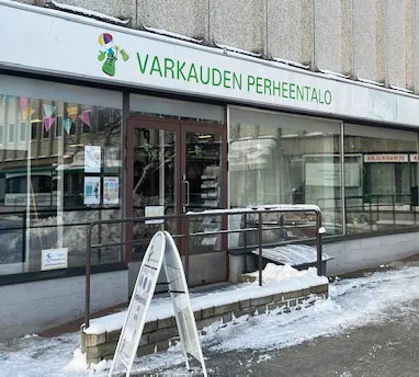Varkauden perheentalo kuva on otettu ulkoa